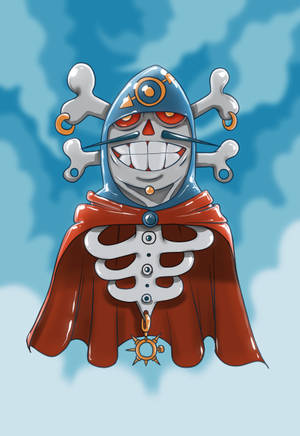 Preview wallpaper pirate, skeleton, mantle, sky, art