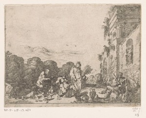 Aarde by Johann Wilhelm Baur, created 1631 - 1632, in paper; etching. Download this artwork as a high-resolution wallpaper for desktop, tablet, or mobile. — Travel Background