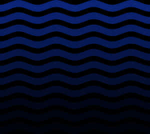 Seamless wave pattern of black lines on royal blue background — Wave Pattern PNG