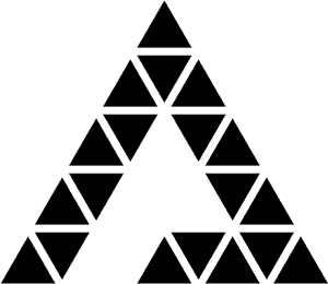 Ren svart tomhet utan synligt innehåll eller detaljer — Abstract Triangle Bakgrundsbilder