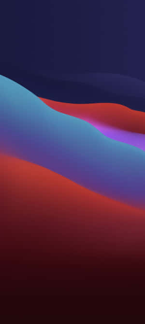 Abstraktes digitales Kunstwerk mit fließenden blauen und roten Verläufen. — Pixel 7 Wallpaper