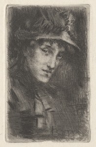 Ada by Luigi Conconi, created 1880, in etching. Download this artwork as a high-resolution wallpaper for desktop, tablet, or mobile.
