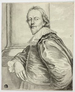 Adam de Coster by Anthony van Dyck, created n.d., in Brush and black and gray wash, on ivory laid paper. Download this artwork as a high-resolution wallpaper fo — Anthony van Dyck Wallpaper