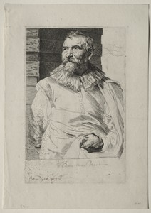 Adam van Noort by Anthony van Dyck, created 1630–33, in etching and engraving. Download this artwork as a high-resolution wallpaper for desktop, tablet, or mobi