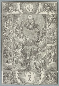 Allerheiligen by Christoffel van Sichem (II), created 1591 - 1657, in paper; plakken; houtsnede. Download this artwork as a high-resolution wallpaper for deskto