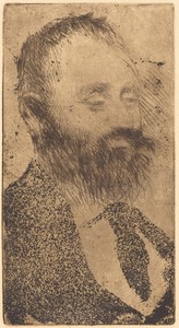 Alphonse Hirsch by Edgar Degas, created 1875, printed 1959, in drypoint and aquatint on laid paper [restrike]. Download this artwork as a high-resolution wallpa — Edgar Degas Background