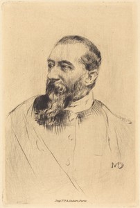 Alphonse Karr by Marcellin Gilbert Desboutin, created c. 1875, in etching and drypoint on wove paper. Download this artwork as a high-resolution wallpaper for d — Art Picture