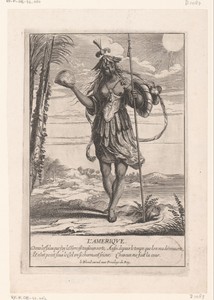 Amerika by Abraham Bosse, created 1612 - 1666, in paper; etching; engraving. Download this artwork as a high-resolution wallpaper for desktop, tablet, or mobile — Abraham Bosse Wallpaper