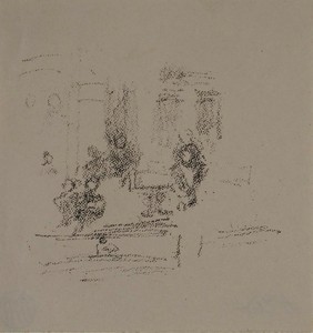 An Interior by James McNeill Whistler, created probably 1891, printed posthumously, in Transfer lithograph in black on cream wove proofing paper. Download this — Art Picture