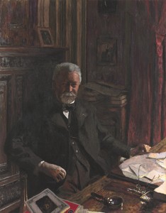 André Bénac by Edouard Vuillard, created 1936, in oil on fabric. Download this artwork as a high-resolution wallpaper for desktop, tablet, or mobile. — Edouard Vuillard Wallpaper
