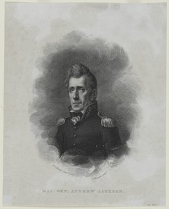 Andrew Jackson by Peter Maverick, created 1819, in Engraving on paper. Download this artwork as a high-resolution wallpaper for desktop, tablet, or mobile. — Peter Maverick Wallpaper