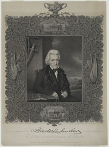 Andrew Jackson by Moseley Isaac Danforth, created 1843, in Engraving on paper. Download this artwork as a high-resolution wallpaper for desktop, tablet, or mobi — Moseley Isaac Danforth Wallpaper