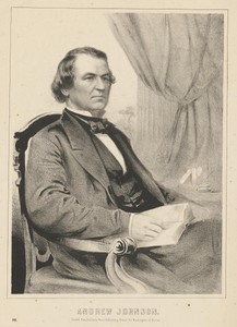 Andrew Johnson by John Henry Bufford, created c. 1864, in Lithograph on paper. Download this artwork as a high-resolution wallpaper for desktop, tablet, or mobi — John Henry Bufford Wallpaper