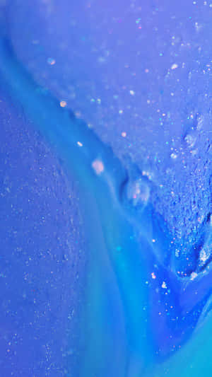Líquido azul abstracto con partículas brillantes girando en movimiento. — Mejor Samsung Galaxy Fondos de pantalla
