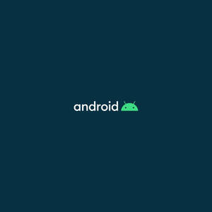 Logotipo do Android com robô verde em fundo verde-escuro — Desenvolvedor Android Papéis de Parede