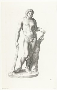 Apollo by Cornelis Bloemaert (II), created c. 1636, in paper; engraving. Download this artwork as a high-resolution wallpaper for desktop, tablet, or mobile. — Cornelis Bloemaert (II) Wallpaper