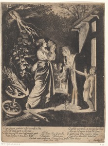 Ascalabus beledigt Ceres by Bernardino Capitelli, created 1633, in paper; etching. Download this artwork as a high-resolution wallpaper for desktop, tablet, or — Portrait Background