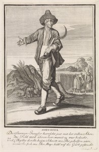 Augustus by Caspar Luyken, created 1698 - 1702, in paper; etching; engraving. Download this artwork as a high-resolution wallpaper for desktop, tablet, or mobil — Travel Wallpaper