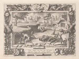 Augustus by Etienne Delaune, created before 1566, in paper; stippelwerk; engraving. Download this artwork as a high-resolution wallpaper for desktop, tablet, or — Etienne Delaune Wallpaper
