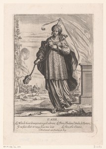 Azië by Abraham Bosse, created 1612 - 1666, in paper; etching; engraving. Download this artwork as a high-resolution wallpaper for desktop, tablet, or mobile. — Abraham Bosse Wallpaper