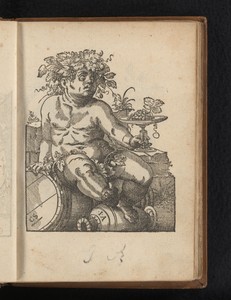 Bacchus by Jost Amman, created 1578, in paper; houtsnede. Download this artwork as a high-resolution wallpaper for desktop, tablet, or mobile. — Jost Amman Wallpaper