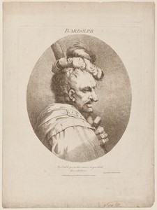 Bardolph by John Hamilton Mortimer, created 1763, in etching printed in brown-black  ink on laid paper. Download this artwork as a high-resolution wallpaper for — Art Picture