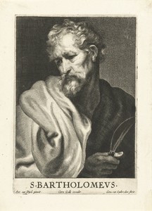 Bartolomeüs by Cornelis van Caukercken, created c. 1640 - 1680, in paper; engraving. Download this artwork as a high-resolution wallpaper for desktop, tablet, o — Fantasy Background