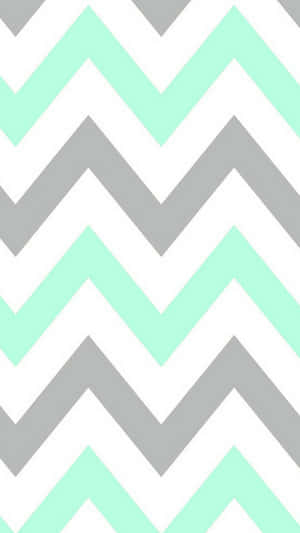 Mintgrünes und graues Chevron-Muster Tapetendesign — Schwarzer Und Goldener Marmor Wallpaper