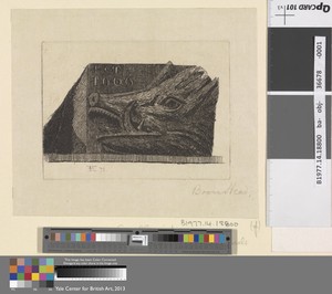 `Bear's Head' by Edwin Edwards, in Etching. Download this artwork as a high-resolution wallpaper for desktop, tablet, or mobile. — Edwin Edwards Wallpaper