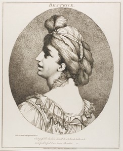 Beatrice by John Hamilton Mortimer, created March 15, 1776 (originally published); published 1809, in Etching on cream wove paper. Download this artwork as a hi — John Hamilton Mortimer Wallpaper