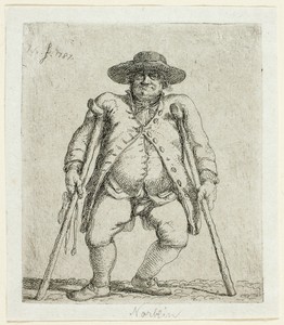 Beggar Man by Jean Pierre Norblin de la Gourdaine, created 1787, in Etching in black on ivory China paper. Download this artwork as a high-resolution wallpaper — Illustration Wallpaper