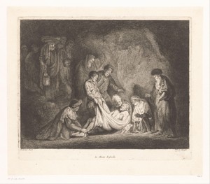Begraven van de doden by Pierre François Basan, created 1733 - 1797, in paper; etching. Download this artwork as a high-resolution wallpaper for desktop, tablet — Pierre François Basan Wallpaper