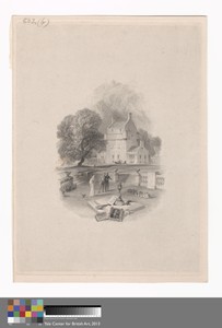 Bemerside by John Horsburgh, in Etching and engraving, with graphite and chine collé; touched engraver's proof (b) on medium, slightly textured, cream wove pape — John Horsburgh Wallpaper