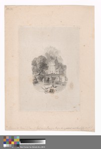 Bemerside by John Horsburgh, in Etching and engraving with chine collé; engraver's proof (a) on medium, slightly textured, cream wove paper. Download this artwo — John Horsburgh Wallpaper