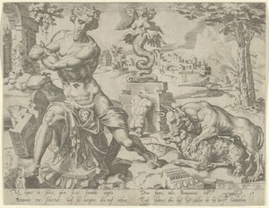 Benjamin by Dirck Volckertsz. Coornhert, created 1550, in paper; etching; engraving. Download this artwork as a high-resolution wallpaper for desktop, tablet, o — Dirck Volckertsz. Coornhert Wallpaper