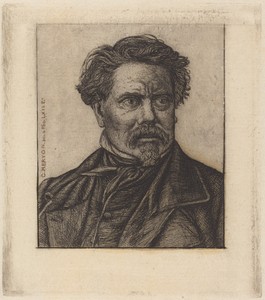 Benjamin Fillon by Charles Meryon, created 1862, in etching in red and black on Japan laid paper. Download this artwork as a high-resolution wallpaper for deskt — Charles Meryon Wallpaper
