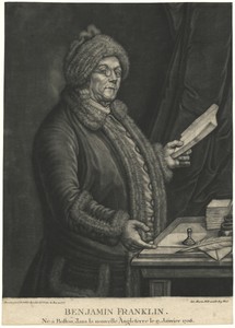 Benjamin Franklin by Johann Martin Will, created 1777, in Mezzotint on paper. Download this artwork as a high-resolution wallpaper for desktop, tablet, or mobil — Johann Martin Will Wallpaper