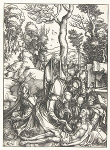Bewening by Albrecht Dürer, created 1498 - 1499, in paper; houtsnede. Download this artwork as a high-resolution wallpaper for desktop, tablet, or mobile. — Albrecht Dürer Wallpaper