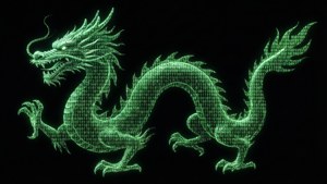 Drago Kali Linux formato da codice binario