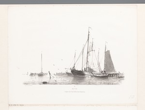 Botter by Johan Conrad Greive, created c. 1860, in paper; lithography. Download this artwork as a high-resolution wallpaper for desktop, tablet, or mobile. — Johan Conrad Greive Wallpaper
