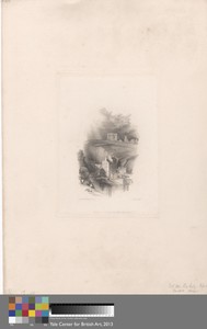Bowes Tower by Edward Webb, in Etching and engraving with chine collé on medium, slightly textured, cream wove paper. Download this artwork as a high-resolution — Edward Webb Wallpaper