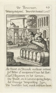 Brouwer by Caspar Luyken, created 1694, in paper; etching. Download this artwork as a high-resolution wallpaper for desktop, tablet, or mobile. — Art Wallpaper