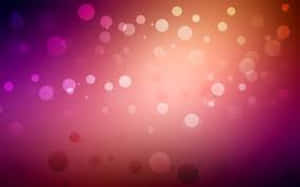 Abstract background with glowing bokeh lights in purple and orange gradient. — Aesthetic Bubbles Picture