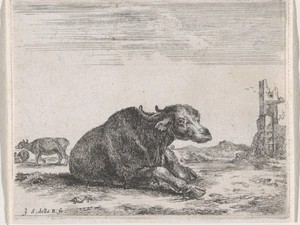 Buffels by Stefano della Bella, created 1620 - 1664, in paper; etching. Download this artwork as a high-resolution wallpaper for desktop, tablet, or mobile. — Stefano della Bella Wallpaper