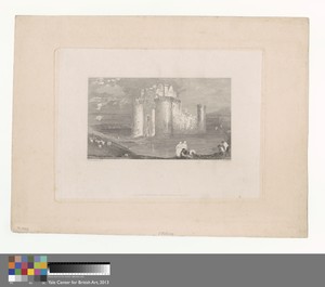 Caerlaverock Castle by Edward Goodall, in Etching with chine collé; open etched state on medium, slightly textured, cream wove paper. Download this artwork as a — Art Picture