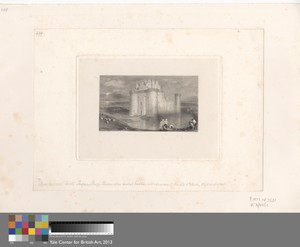 Caerlaverock Castle by Edward Goodall, in Etching and engraving with chine collé; engraver's proof on medium, slightly textured, cream wove paper. Download this — Edward Goodall Wallpaper