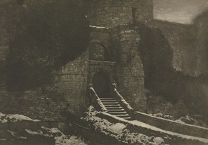 Camera Work: Harlech Castle by J. Craig Annan, created 1910, in photogravure. Download this artwork as a high-resolution wallpaper for desktop, tablet, or mobil — J. Craig Annan Wallpaper