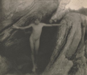 Camera Work: Nude by Clarence H. White, created 1908, in photogravure. Download this artwork as a high-resolution wallpaper for desktop, tablet, or mobile.