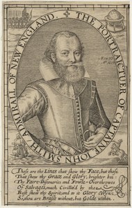 Captain John Smith by Simon van de Passe, in engraving. Download this artwork as a high-resolution wallpaper for desktop, tablet, or mobile. — Art Picture