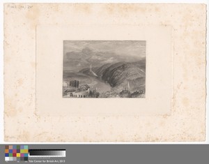 Caudebec by James Baylis Allen, in Etching and engraving with chine collé; engraver's proof (aa) on moderately thick, slightly textured, cream wove paper. Downl — James Baylis Allen Wallpaper